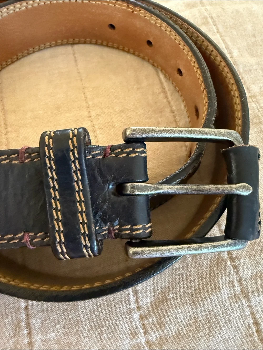 🐂 Timeless Style: Trask Gallatin American  Bison Leather Belt